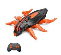 Syzplnwy Kids' Electric Remote Control Climbing Lizard Car - Realistic Chameleon/Gecko Animal Toy Vehicle, Simulated Crawling Action, Easy to Control for Indoor & Outdoor Kids’ Play (Cockroach)