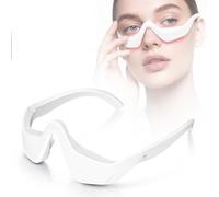 Syzplnwy Under Eye Red Light Therapy Glasses with Microcurrent - 4 Mode Eye Massager for Dark Circles, Eye Bags, Puffiness, Wrinkles & Eye Fatigue Relief