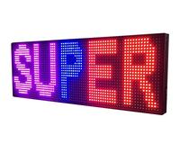 SZ CHANHONGRUN P10 Outdoor Full Color LED Scrolling Sign 39"x14" Programmable LED Sign Display WiFi Control Custom Text HD Brightness