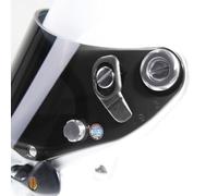SZ Senzo Replacement Visor Fitting Kit suitable for Arai CK-6 Helmets (Titanium Dash Design)