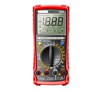 SZ26 Digital Multimeter for Automotive Repair & Electrical Testing - 1999-Count, AC/DC Voltage up to 750V/1000V, 10A Current, 20MΩ Resistance, Diode/Buzzer Test, ABS Housing (Red)