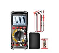 SZ27 Digital Multimeter Triode Tester AC/DC Voltage Current Meter Hz Diode Transistor Capacitor 1999 Counts Test Tools(SZ27 Black)