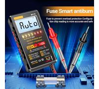 SZ301 Digital Multimeter with Auto-Ranging, 600V AC/DC Voltage, 10A Current, Diode & Data Hold, ABS + Silicone Protective Case for Electricians and(Black)