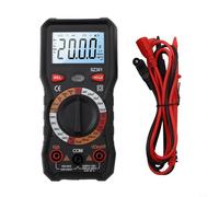 SZ302 Professional Digital Multimeter 600V AC/DC Voltmeter and Ammeter with NCV Detection, High Accuracy, Backlight and Flashlight, Resistance and(Black)