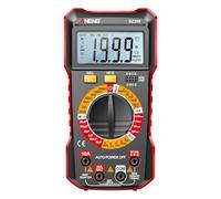 SZ305 Handheld Digital Multimeter 1999 Counts, Measures AC/Voltage AC/Current Capacitance Frequency Diode hFE with Buzzer NCV Screen Backlight Data Retention Auto Power Off Low Battery Indication