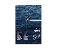Sza Sos Album Cover Poster for Bedroom Aesthetic Decorative Painting Canvas Wall Art Picture Poster 30x45cm