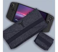 Szaerfa Carrying Case for Lenovo Legion go,Portable Travel Bag Ultra Slim Felt Pouch for Game Console Accessories, Shockproof Protective Storage Cases for Controller Handheld (Black)