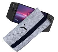 Szaerfa Carrying Case for Lenovo Legion go,Portable Travel Bag Ultra Slim Felt Pouch for Game Console Accessories, Shockproof Protective Storage Cases for Controller Handheld (Gray)