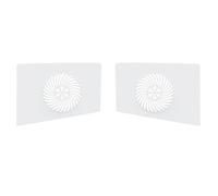 Szaerfa Console Cooling Vent Face Plate for Sony PS5 Slim,Replacement Side Upper Faceplate Shell Cover Accessories for PlayStation 5 Slim,Hard Anti-Scratch Protective Case Housing (White)