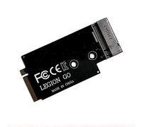 Szaerfa Handheld Modified Conversion Board for Lenovo Legion Go,SSD Expansion Memory Card Adapter Converter for NVME M.2 2242 to 2280 Hard Drive Card Accessory (Black)