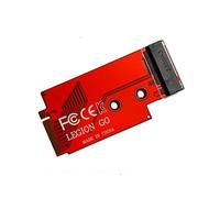 Szaerfa Handheld Modified Conversion Board for Lenovo Legion Go,SSD Expansion Memory Card Adapter Converter for NVME M.2 2242 to 2280 Hard Drive Card Accessory (Red)