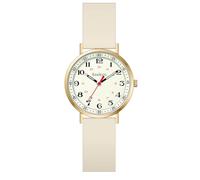 Szaikyri Nurse Watches for Women Medical Professionals, Students with Luminous Easy Read Military Time Dial Unisex Sports Watch Water Resistant (Starlight Glod)