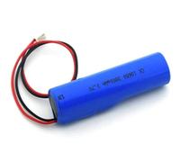 SZAJOR Lithium-Ion Battery 18650 3.7V 3800mAh Rechargeable Replacement Battery with XH 2-Pin Plug, 1 Pcs