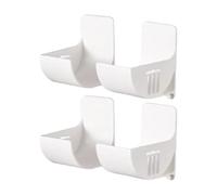 szaluyk Aluminium Foil Holder - Cabinet Door Organizer & Storage Box with Adhesive Side Rack - 4pcs Kitchen Organization Solution for Tin Foil, Wax Paper