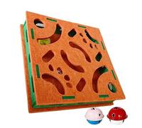 szaluyk Cat Claw Grinder - Nail File | Interactive Enrichment Box with Bell Ball Felt Caat Scratch Puzzle for Kitten Dog Small Medium Large Breed Indoor Play Floor Grooming Couch Furniture Protection