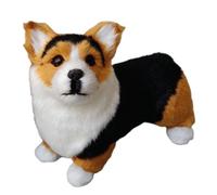 szaluyk Dog Stuffed Animals Realistic - Soft Doll Decorative | Comfort Stuffed Animals Doggy Plush | for Living Room Bedroom Kitchen Office Shelf Entryway Window Birthday Travel Party Housewarming