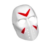 szaluyk Halloween Ghostface - Scary Horror Ghost Headgear With Tongue Out For Haunted House, Film Costume, Cosplay Fright Night Party,white V