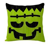 szaluyk Halloween Pillowcase - 18x18 Inch Cushion Cover, Spooky Holiday Decor | Ghost Pumpkin Spider Web Pillow Covers, Halloweens Sofa Bed Couch Car Decorations, Linen Throw Cove for Living Room