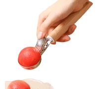 szaluyk Ice Cream Scoop | Stainless Steel Cookie Scoop for Kitchen - Fruit Ball Spoon with Trigger for Fruit and Pastry Portion Control