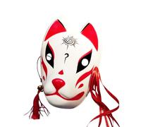 szaluyk Japanese Kitsune - Animal Cosplay Prop, Unisex Costume | -Inspired Masquerade, Festival Outfit Gear, Cultural Party Wear for Adults, Mythical Themed Cosplay Accessory