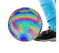 szaluyk Light Up Football - Glow Ball | All-Weather LED Reflective Foeotball for Boys Kids Men | Outdoor Night Play Sports Toy Garden Yard Training Games Fun Durable Safe Footbafll Game Accessory