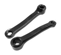 szaluyk Mountain Bike Crank Arm - 2 Pieces Tooth Plate Crank, 127mm Alloy Arm Set | Replacement Parts for Urban Track, Racing, Long-Distance, Commuting, Trail Training, Compatible with and Road Bikes
