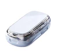 szaluyk Pill Cutter, Portable Medicine Dispenser, Versatile Tablet Divider for Hospital, Children, Seniors, Travel and On the Go