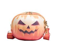 szaluyk Pumpkin Messenger Bag,Smile PumpkiNn Crosbody for HalloWween | PumpPkin BagS Halloween Devil Shoulder PU Leather Handbag Trick or Treat 4.72 * 3.94 * 4.72 inches
