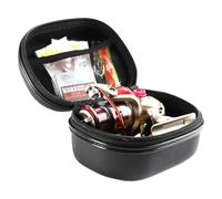 szaluyk Reel Case - EVA Shockproof Fishing Bag | Durable Storage with Mesh Pocket for Organized Tackle Gear | Multifunctional Outdoor Accessory for Boats, Travel, Men’s FishinGg Tools, and Secure Equ