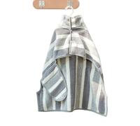 szaluyk s - Microfiber Cat And Dog Bath Robe | Super Absorbent Striped Blanket For After Bath, Swim, Or Grooming | Quick-Dry For Home, Car, Beach, Or Salon