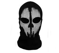 SzBlaZe Unisex Ghost Print Stocking Balaclava Mask Good For War Game Halloween Cosplay (Print 1)