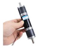 SZBTQMUW 12v 24v Planetary Gear DC Geared Motor Dual Shaft Miniature Large Torque Adjustable Speed Motor 32GP-31ZY(24VMotorand 2Bracket,6MM 1538RPM)
