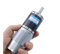 SZBTQMUW 12V 45W 24V 50W DC Planetary Gear Motor 42MM MY42GP-775 Carbon Brush for Automation Equipment(24VMotor and bracket,14RPM)