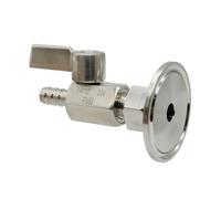 SZBTQMUW 1pc Ball Stainless Steel Handle 7mm 10mm 8mm 12mm Pipe Pagoda Adapter to Tri Clamp 1" 1.5" SS304 Ball(Tc50.5 X 10mm)