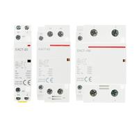 SZBTQMUW 1PCS 2P 16-100A AC 110V 220V 50/60Hz Din Rail Household Modular Contactor Switch Controller 2NO 2NC 1NO1NC(100a,2NO-110V)