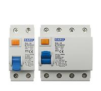 SZBTQMUW 2P 4P 10/30/100/300mA Type AC RCCB RCD ELCB Electromagnetic Residual Current Circuit Breaker Differential Safety Switch(2P 10A,10mA)