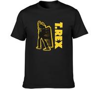 SZCNUK T.Rex Electric Warrior T-Shirt Mens Unisex Tee T-Shirt Black XXL