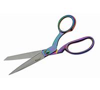 SZCO Supplies 8.5” Fatima Heavy-Duty Fabric Tailor Scissors with Rainbow Finished Handle (107713-RB)