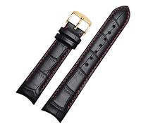 SZCURC Curved end watch strap Genuine Leather Bracelet 20 mm 21 mm 22 mm Stylish & Durable Replacement Band