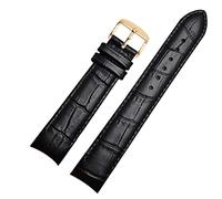 SZCURC Curved end watch strap Genuine Leather Bracelet 20 mm 21 mm 22 mm Stylish & Durable Replacement Band