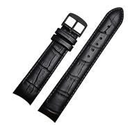 SZCURC Curved end watch strap Genuine Leather Bracelet 20 mm 21 mm 22 mm Stylish & Durable Replacement Band