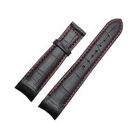 SZCURC Curved end watch strap Genuine Leather Bracelet 20 mm 21 mm 22 mm Stylish & Durable Replacement Band