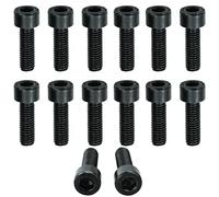 SZCXDKJ 12 Pcs Bike Bolts,M5x16mm Bike Water Bottle Holder Cage Screws for Bike Water Bottle Holder