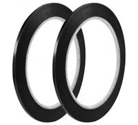 SZCXDKJ 2pcs 3mm x 66m Whiteboard tape Black Gridding Self-Adhesive Thin White Board for Office School Chart Graphic Gridding and Marking