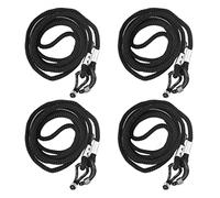 SZCXDKJ 4 PCS Black Nylon Glasses string, Glasses Chain Glasses Straps Sunglass Straps Spectacles Glasses Cord Adjustable Glasses Chains & Lanyards For Women Men Children