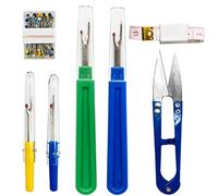 SZCXDKJ 4 Pcs Seam Ripper, Big and Small Stitching Thread Unpicker, Thread Cutter Remover, Seam Rippers for Sewing, Stitch Ripper with Scissor, Storage Bag, for Sewing Needlework DIY Craft