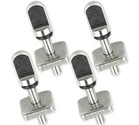 SZCXDKJ 4Pcs Surfboards Fin Screw Stainless Steel Fin Bolt Kit Fin Plate Replacement Accessories for Long Board, Inflatable SUP, Paddle Boards, Silver