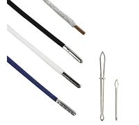 SZCXDKJ Replacement Drawstring Cord with Threader, 4Pcs Cord for Hoodies Drawstring Cords Replacement for Hoodies, Sweatpants, Coats, Bags 4Color