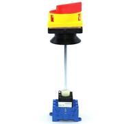 SZD11-25/300010-B 25A 3P Padlock Panel ON-OFF Load Break Isolator Switch With Long Bar Cam Switch For Electrical Cabinet