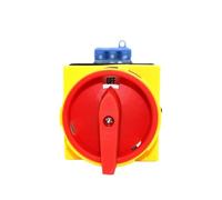 SZD11-25/300010-B 25A 3P Padlock Panel ON-OFF Load Break Isolator Switch With Long Bar Cam Switch For Electrical Cabinet